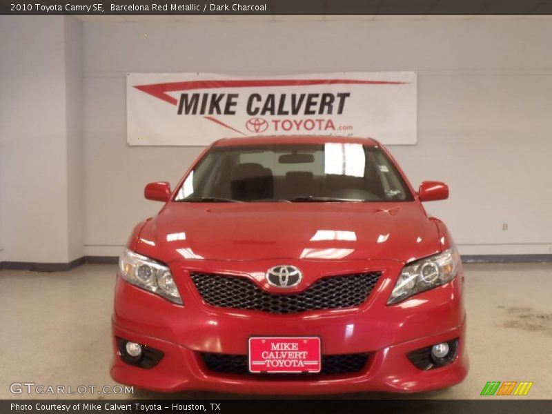 Barcelona Red Metallic / Dark Charcoal 2010 Toyota Camry SE