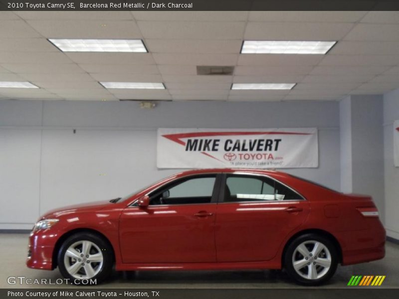 Barcelona Red Metallic / Dark Charcoal 2010 Toyota Camry SE