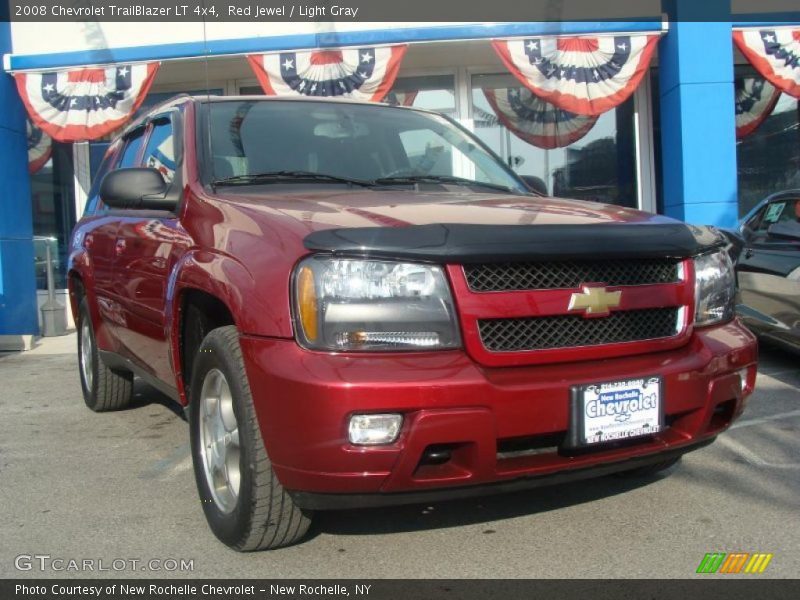 Red Jewel / Light Gray 2008 Chevrolet TrailBlazer LT 4x4