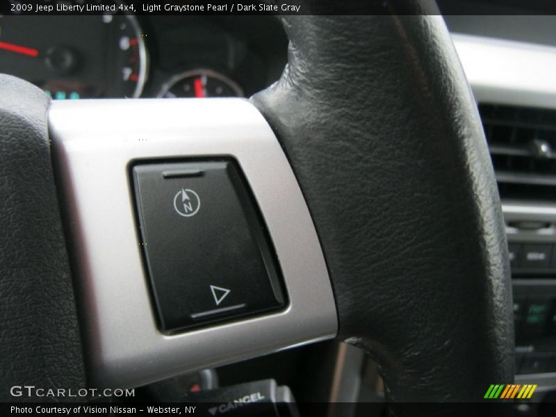 Light Graystone Pearl / Dark Slate Gray 2009 Jeep Liberty Limited 4x4