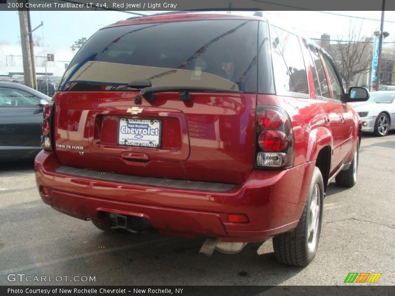 Red Jewel / Light Gray 2008 Chevrolet TrailBlazer LT 4x4