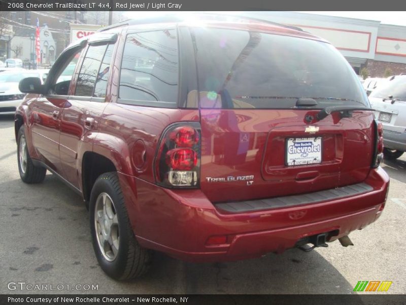 Red Jewel / Light Gray 2008 Chevrolet TrailBlazer LT 4x4