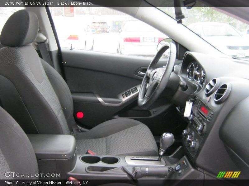 Black / Ebony Black 2008 Pontiac G6 V6 Sedan