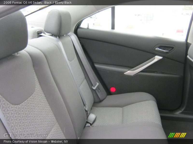 Black / Ebony Black 2008 Pontiac G6 V6 Sedan