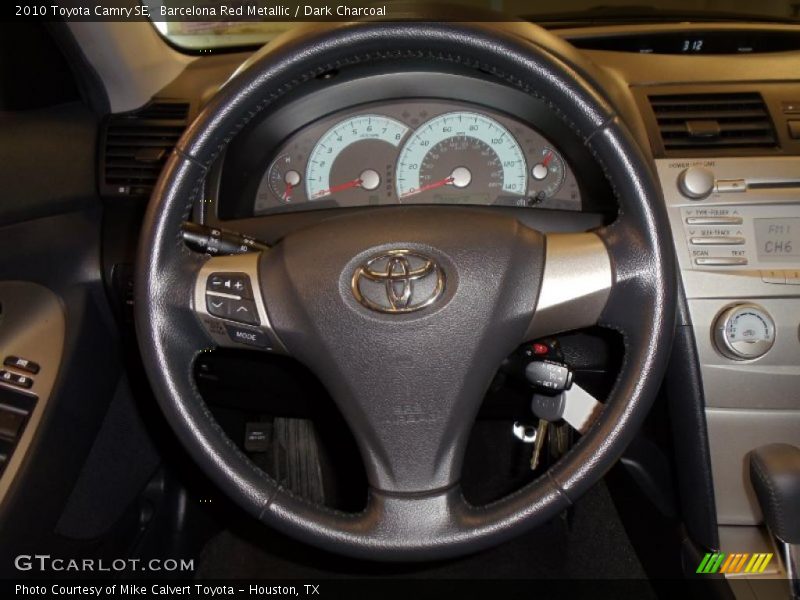 Barcelona Red Metallic / Dark Charcoal 2010 Toyota Camry SE