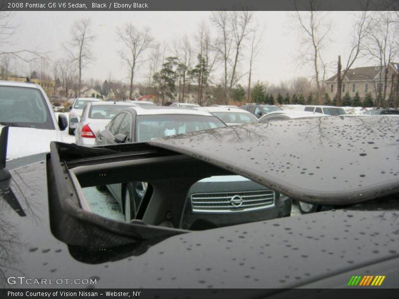 Black / Ebony Black 2008 Pontiac G6 V6 Sedan