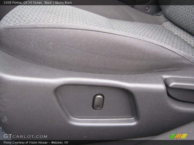 Black / Ebony Black 2008 Pontiac G6 V6 Sedan