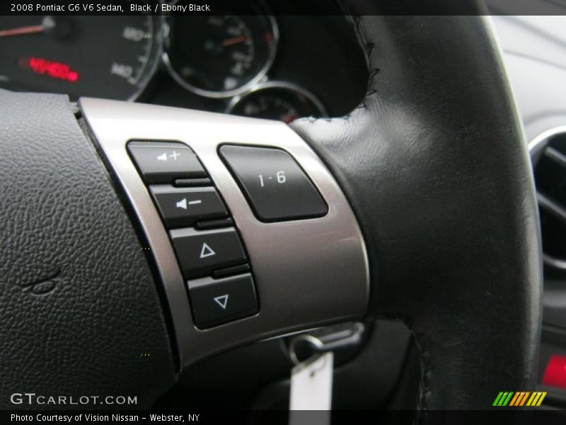 Black / Ebony Black 2008 Pontiac G6 V6 Sedan