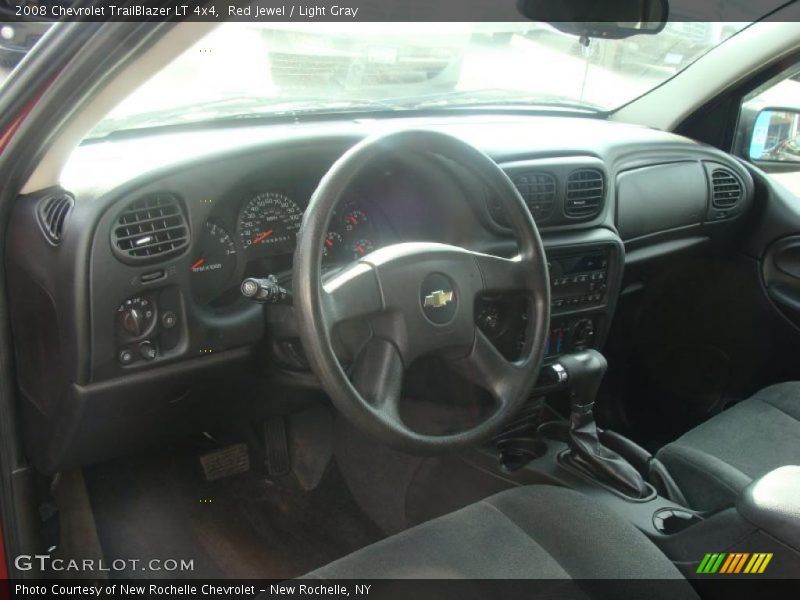 Red Jewel / Light Gray 2008 Chevrolet TrailBlazer LT 4x4