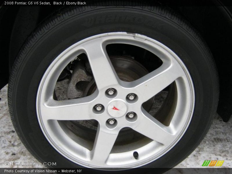 Black / Ebony Black 2008 Pontiac G6 V6 Sedan