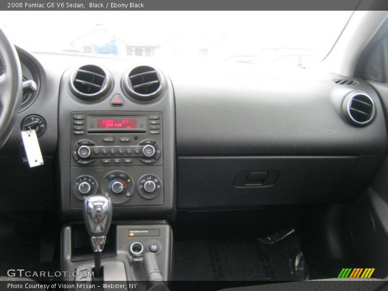 Black / Ebony Black 2008 Pontiac G6 V6 Sedan