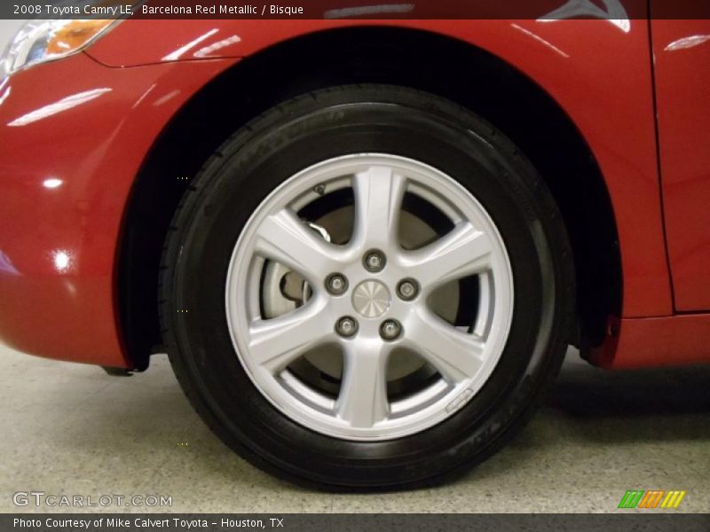 Barcelona Red Metallic / Bisque 2008 Toyota Camry LE