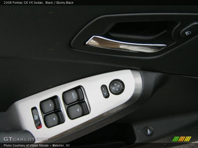 Black / Ebony Black 2008 Pontiac G6 V6 Sedan