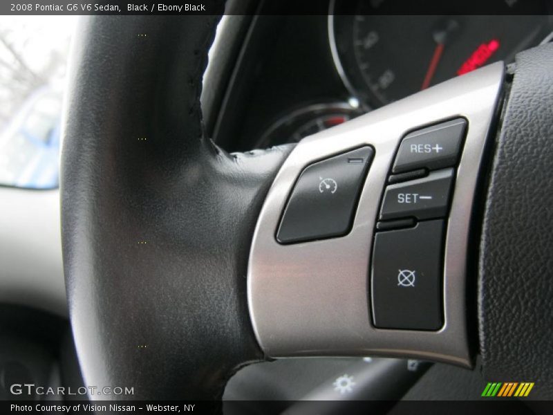 Black / Ebony Black 2008 Pontiac G6 V6 Sedan