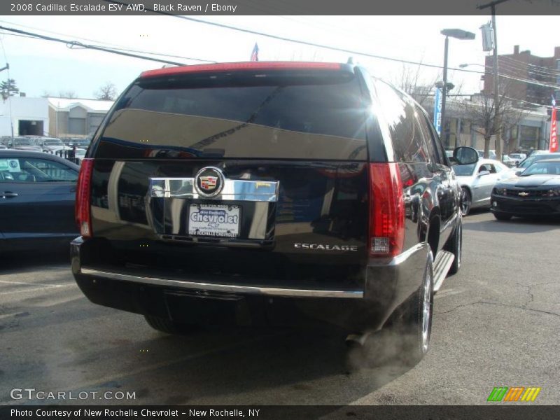 Black Raven / Ebony 2008 Cadillac Escalade ESV AWD