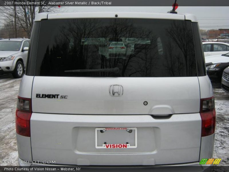 Alabaster Silver Metallic / Black/Tribal 2007 Honda Element SC