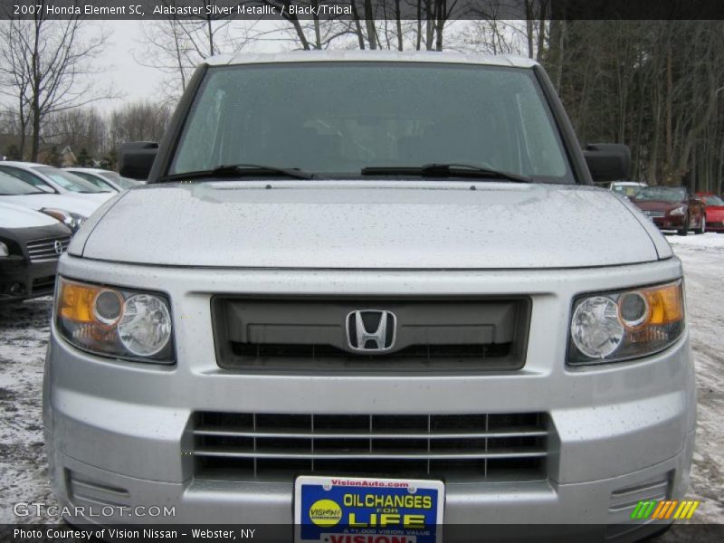 Alabaster Silver Metallic / Black/Tribal 2007 Honda Element SC