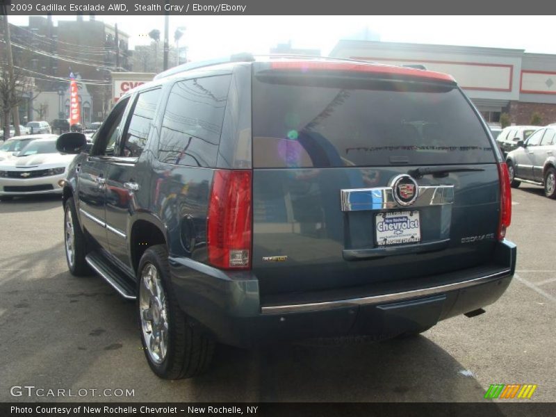 Stealth Gray / Ebony/Ebony 2009 Cadillac Escalade AWD