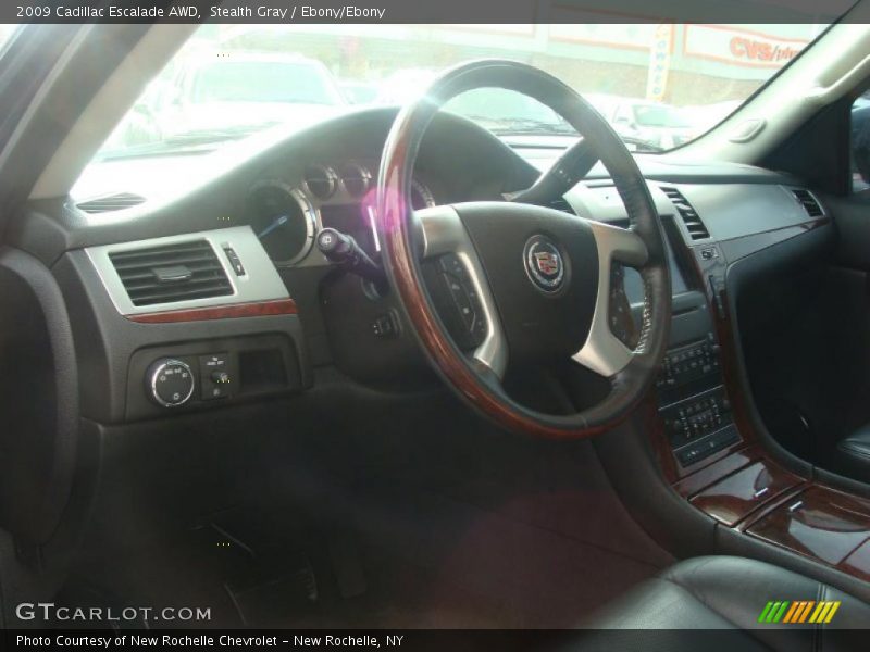 Stealth Gray / Ebony/Ebony 2009 Cadillac Escalade AWD