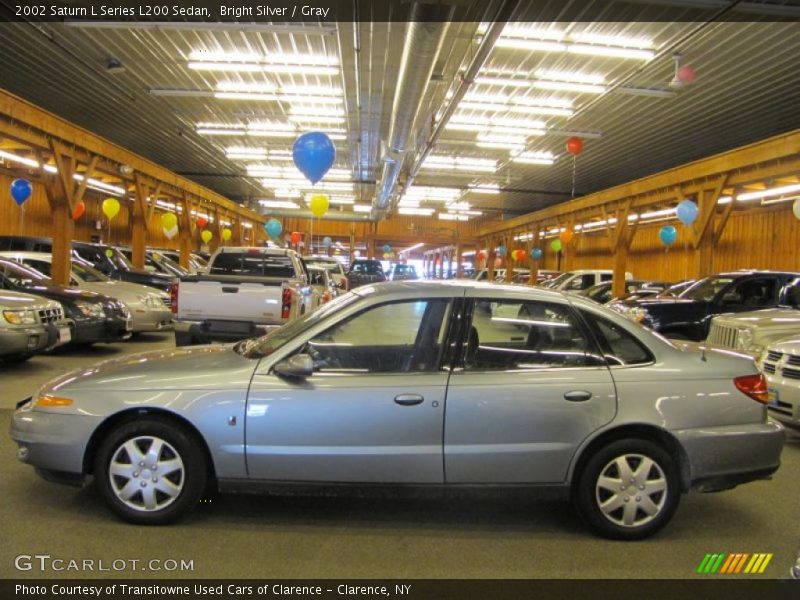 Bright Silver / Gray 2002 Saturn L Series L200 Sedan