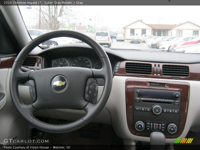 Cyber Gray Metallic / Gray 2010 Chevrolet Impala LT