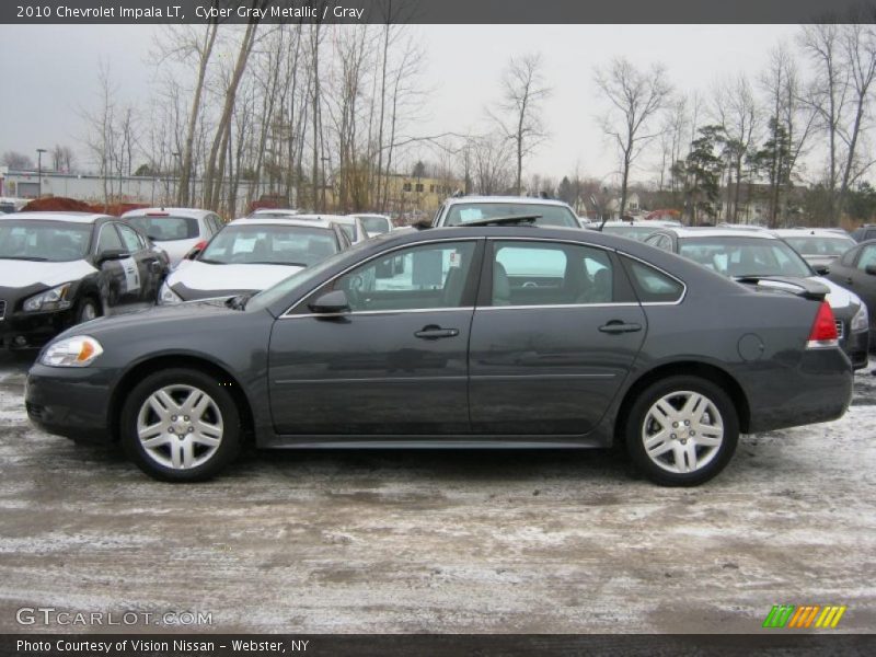 Cyber Gray Metallic / Gray 2010 Chevrolet Impala LT