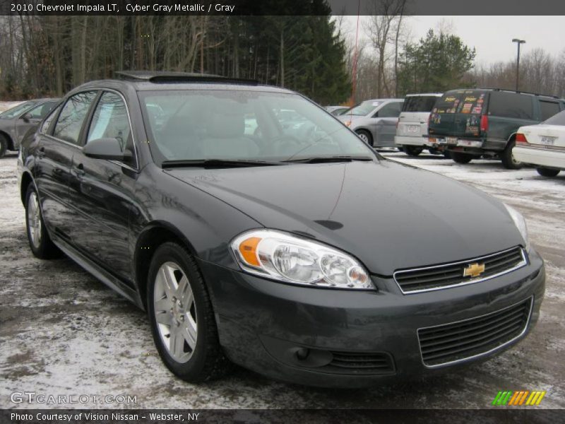 Cyber Gray Metallic / Gray 2010 Chevrolet Impala LT