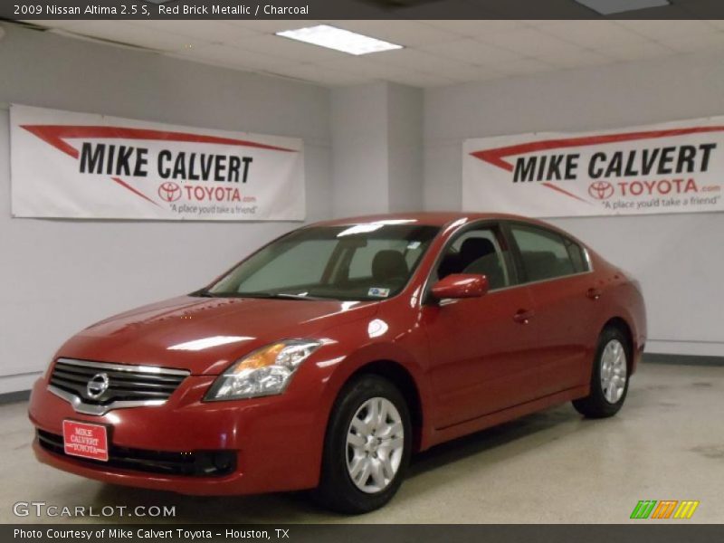 Red Brick Metallic / Charcoal 2009 Nissan Altima 2.5 S