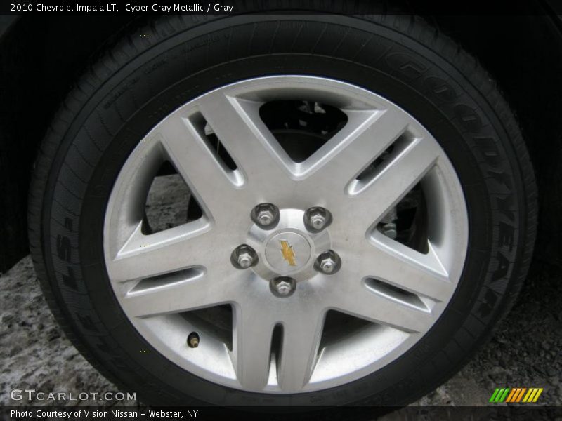 Cyber Gray Metallic / Gray 2010 Chevrolet Impala LT