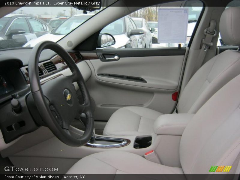 Cyber Gray Metallic / Gray 2010 Chevrolet Impala LT