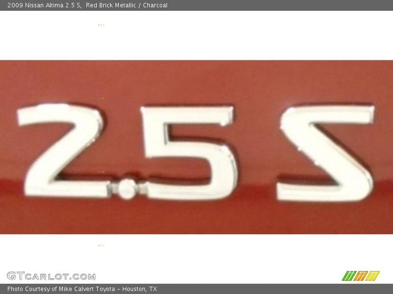 Red Brick Metallic / Charcoal 2009 Nissan Altima 2.5 S