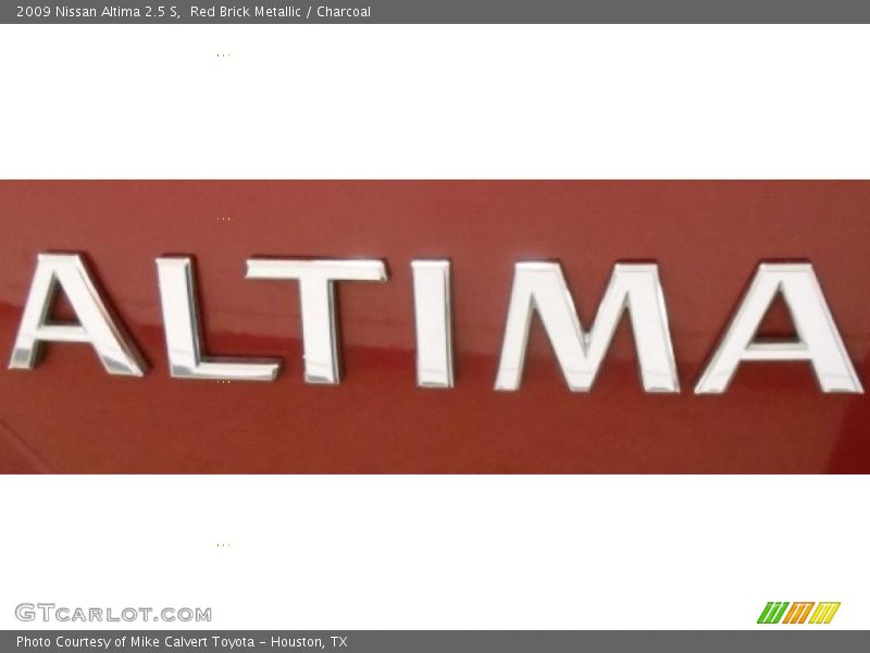 Red Brick Metallic / Charcoal 2009 Nissan Altima 2.5 S