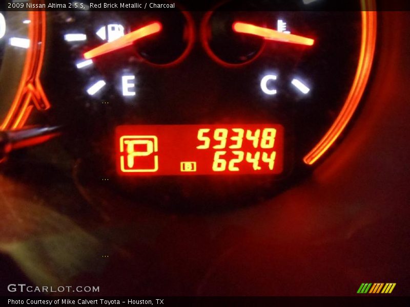 Red Brick Metallic / Charcoal 2009 Nissan Altima 2.5 S