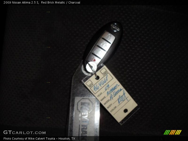 Red Brick Metallic / Charcoal 2009 Nissan Altima 2.5 S