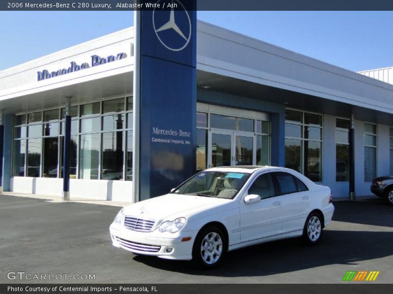 Alabaster White / Ash 2006 Mercedes-Benz C 280 Luxury