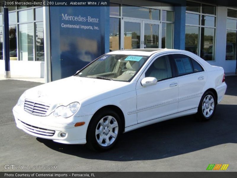 Alabaster White / Ash 2006 Mercedes-Benz C 280 Luxury