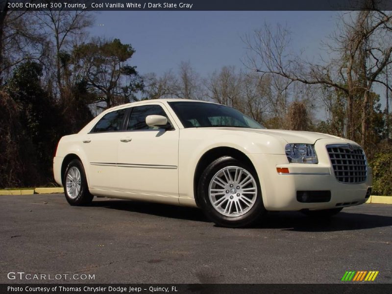 Cool Vanilla White / Dark Slate Gray 2008 Chrysler 300 Touring