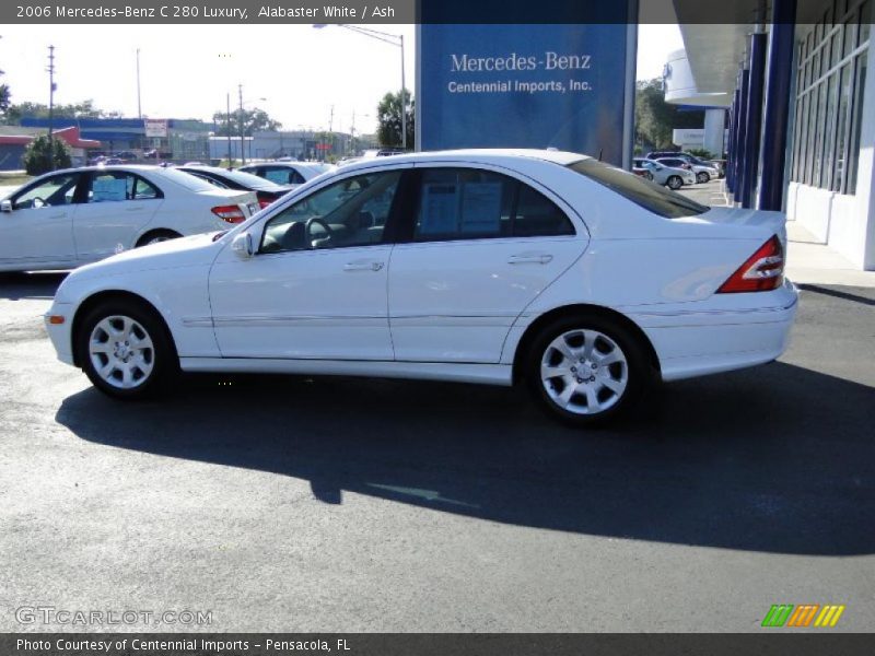 Alabaster White / Ash 2006 Mercedes-Benz C 280 Luxury