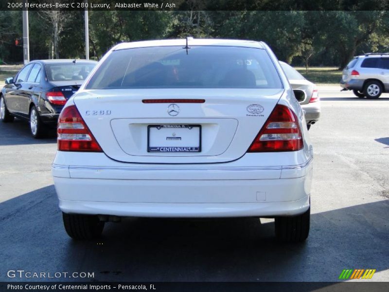 Alabaster White / Ash 2006 Mercedes-Benz C 280 Luxury