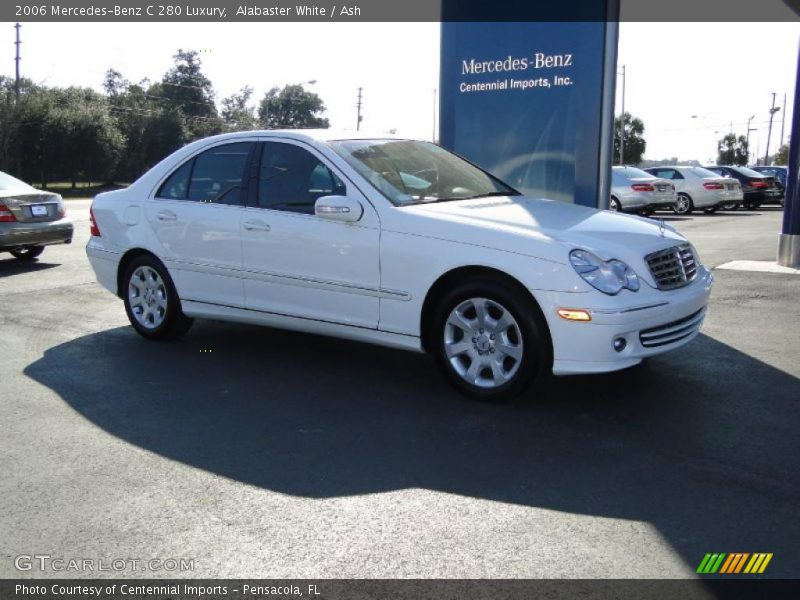 Alabaster White / Ash 2006 Mercedes-Benz C 280 Luxury