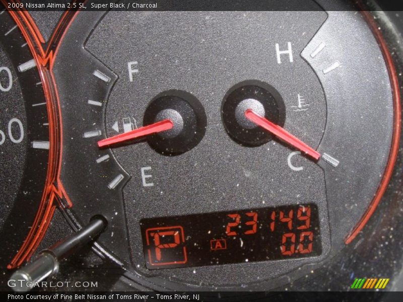 Super Black / Charcoal 2009 Nissan Altima 2.5 SL