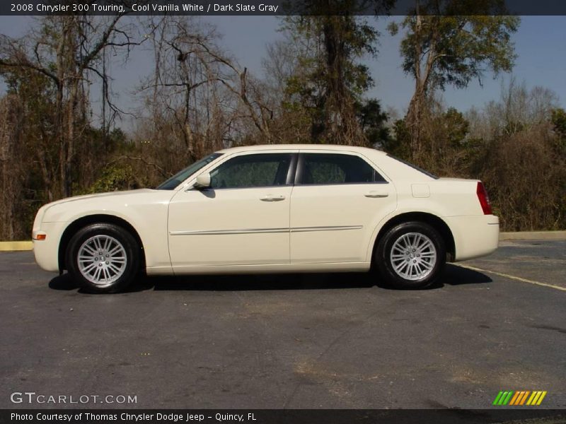 Cool Vanilla White / Dark Slate Gray 2008 Chrysler 300 Touring