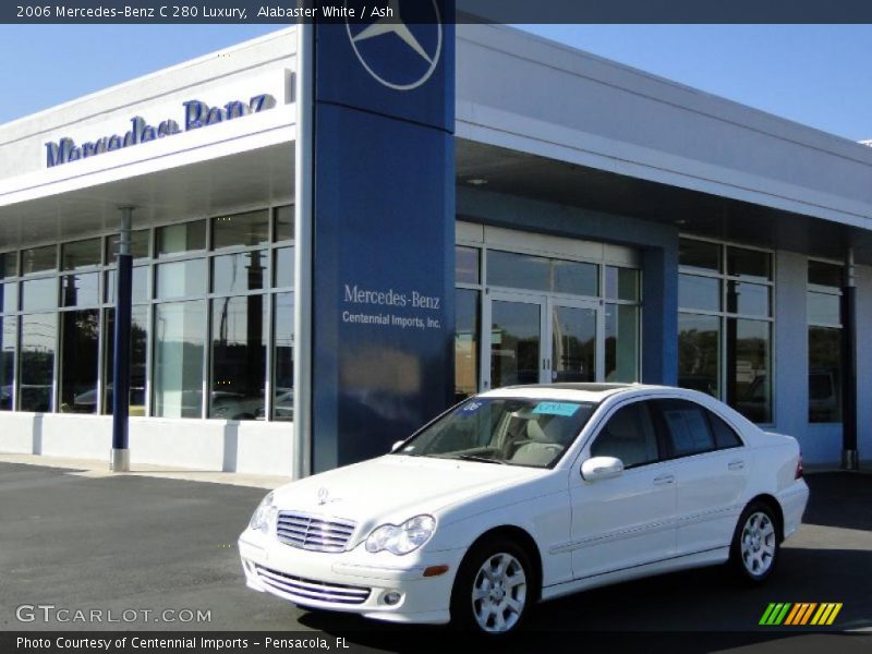 Alabaster White / Ash 2006 Mercedes-Benz C 280 Luxury