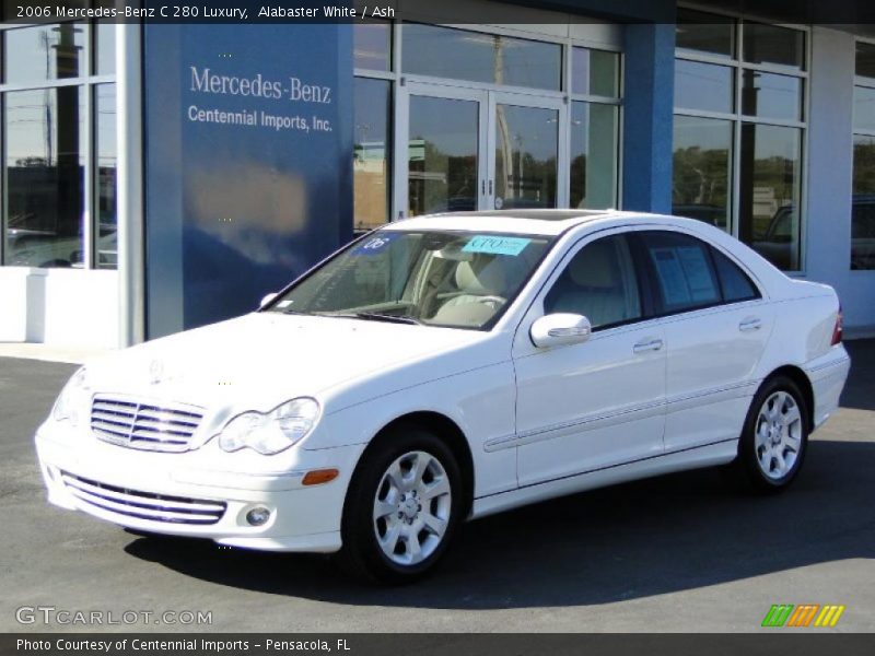 Alabaster White / Ash 2006 Mercedes-Benz C 280 Luxury