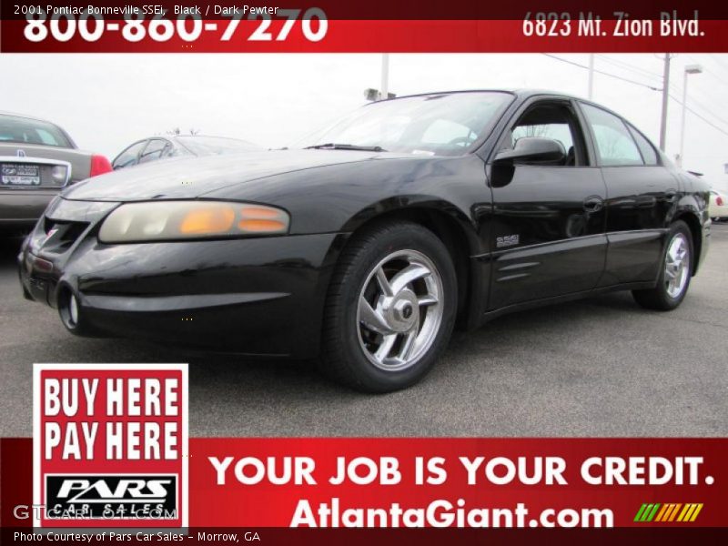 Black / Dark Pewter 2001 Pontiac Bonneville SSEi