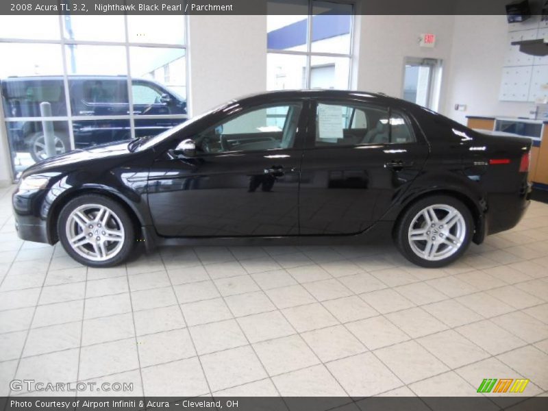 Nighthawk Black Pearl / Parchment 2008 Acura TL 3.2