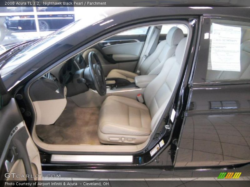 Nighthawk Black Pearl / Parchment 2008 Acura TL 3.2