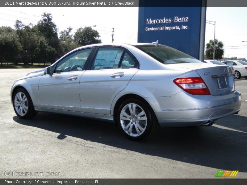 Iridium Silver Metallic / Grey/Black 2011 Mercedes-Benz C 300 Luxury