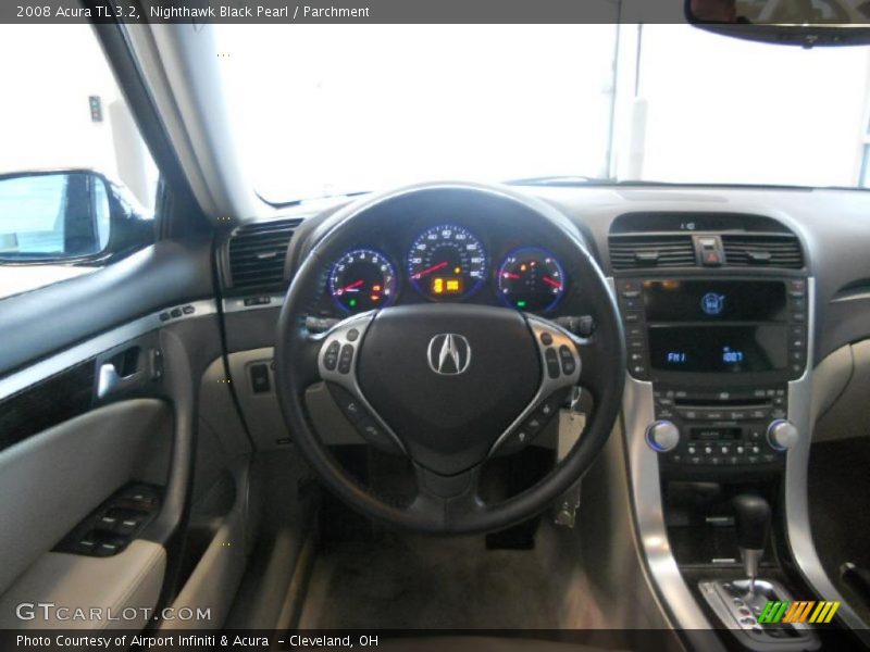 Nighthawk Black Pearl / Parchment 2008 Acura TL 3.2