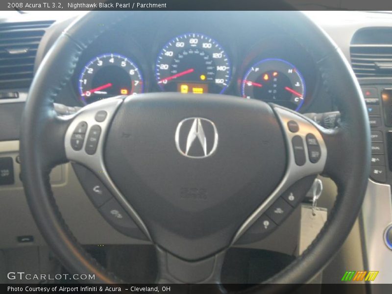 Nighthawk Black Pearl / Parchment 2008 Acura TL 3.2